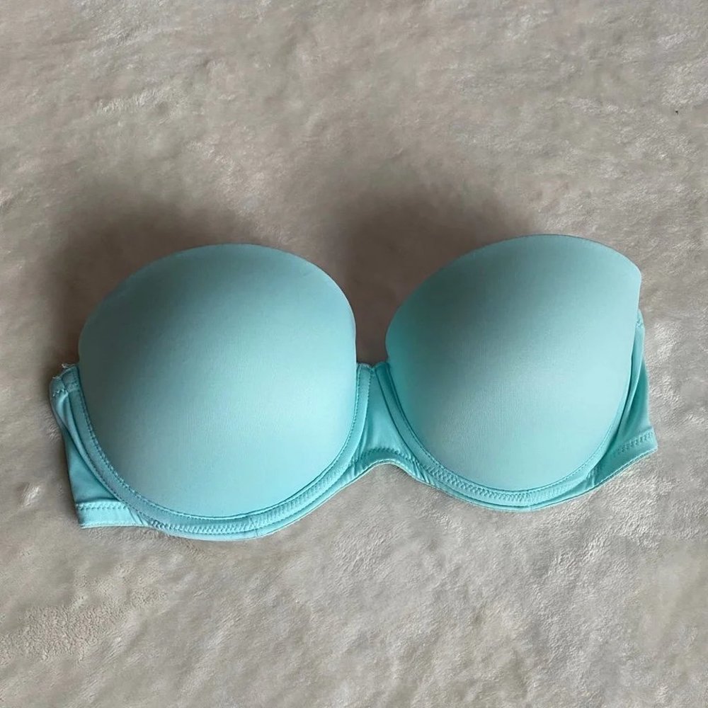 VS PINK Strapless Push-up Bra 34C